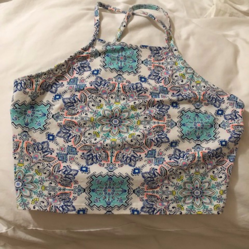 mandala crop top